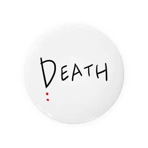 DEATH Tin Badge