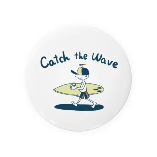 Catch the wave 缶バッジ