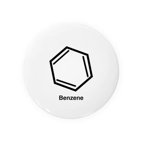 ベンゼン　Benzene 缶バッジ