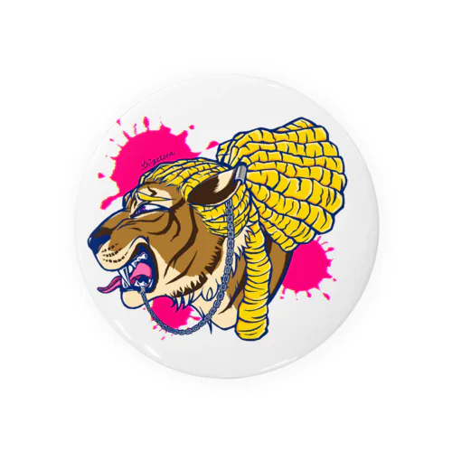 【ヴァイツァーブレット アニマルズ】シゲトラ🎍🐅 Tin Badge