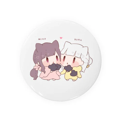 くら×みこ Tin Badge