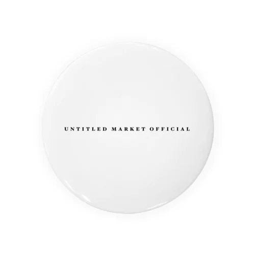 UNTITLED MARKET OFFICIAL 1st accessory Tin Badge