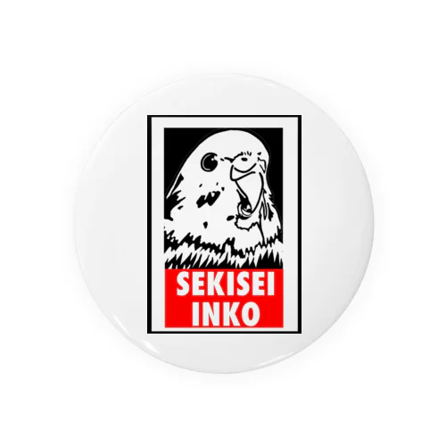 SEKISEI INKO  セキセイインコ Tin Badge