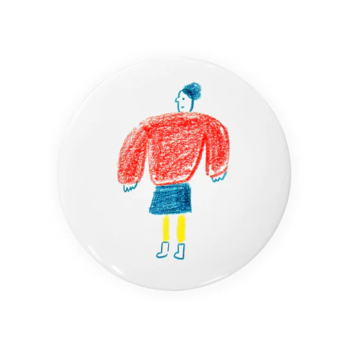 赤いセーター Tin Badge