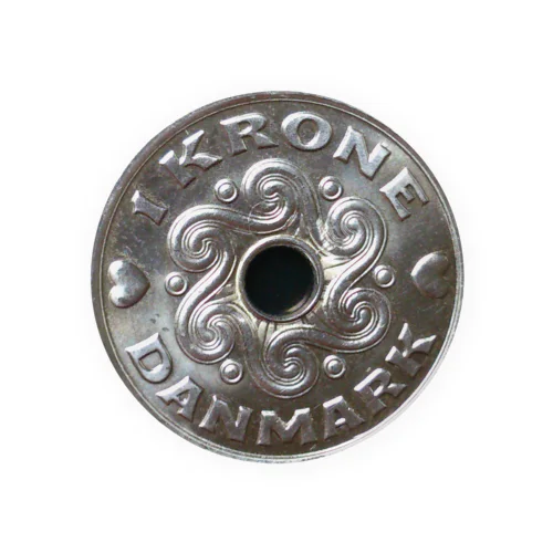 1krone Tin Badge