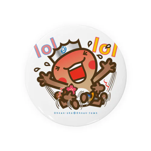 邑南町ゆるキャラ：オオナン・ショウ『lol』 Tin Badge