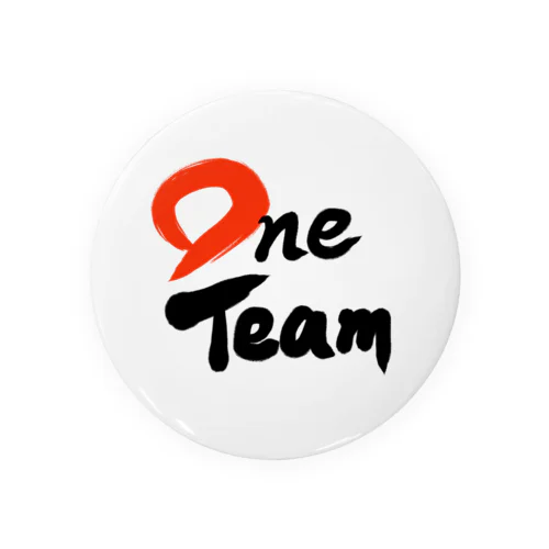 One Team Tin Badge