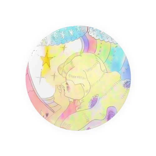 夢見るオトメ　ピンクちゃん Tin Badge