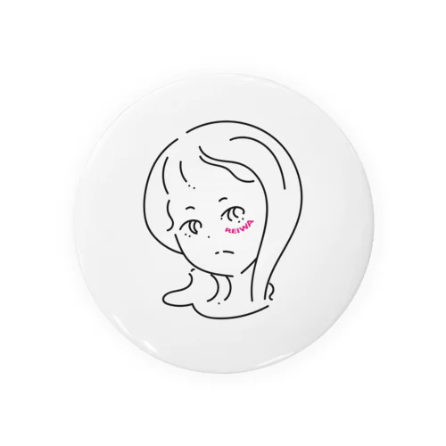 REIWA GIRL Tin Badge