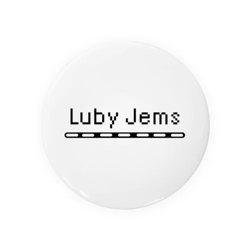 ゆるいドットluby jems 缶バッジ