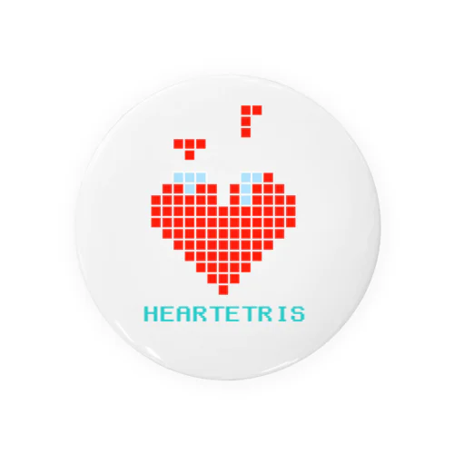 HEARTETRIS Tin Badge