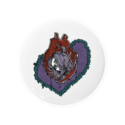 Heart×Heart Tin Badge