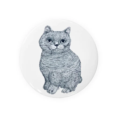 猫さん Tin Badge