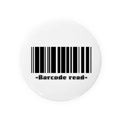 バーコードを読み取って！ Tin Badge