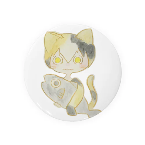 みけねこくん Tin Badge