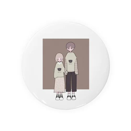 🐻couple🐻 Tin Badge