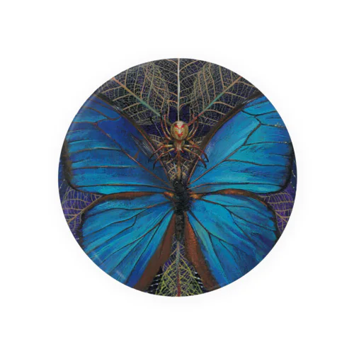 butterfly Tin Badge