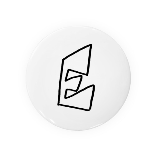 主張の強いE Tin Badge