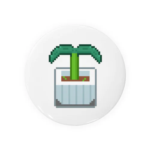 植物　ゲームドット絵 缶バッジ