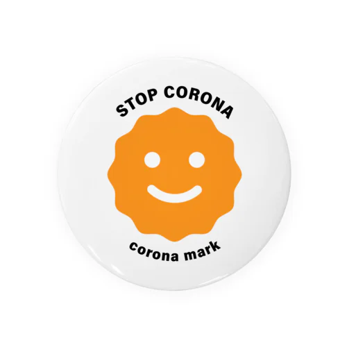 コロナマーク / stop corona smile Tin Badge