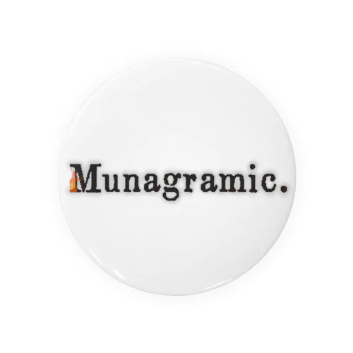 munagramic. 缶バッジ