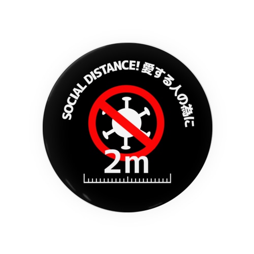 コロナ対策グッズ Tin Badge