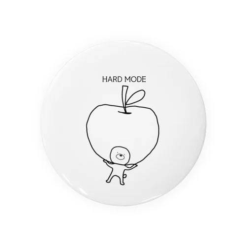 HARD MODE くま(りんご) 缶バッジ