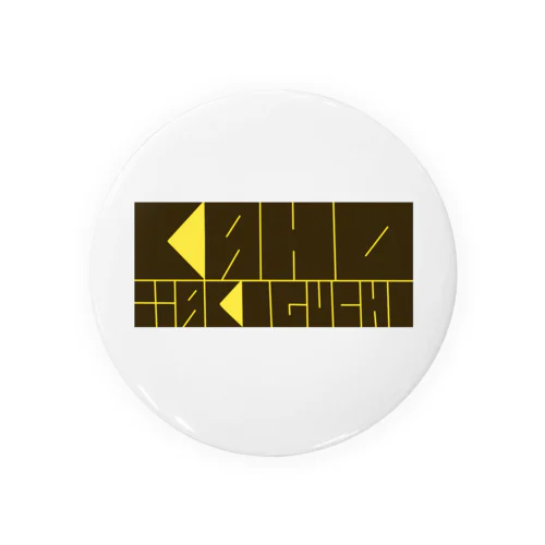 滝口果歩オリジナルロゴグッズ　kaho yellow Tin Badge