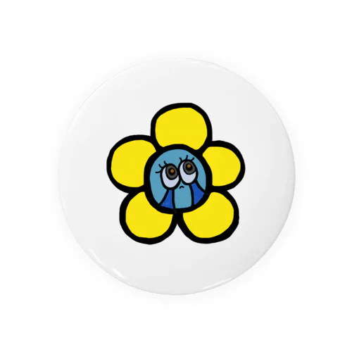 tear's flower Tin Badge