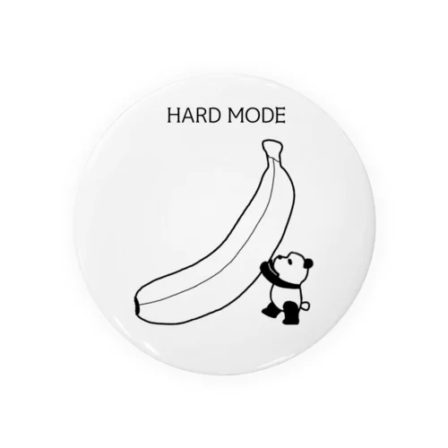 HARD MODE ぱんだ(バナナ) 缶バッジ