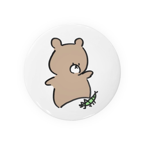バッタ踏んだくま Tin Badge