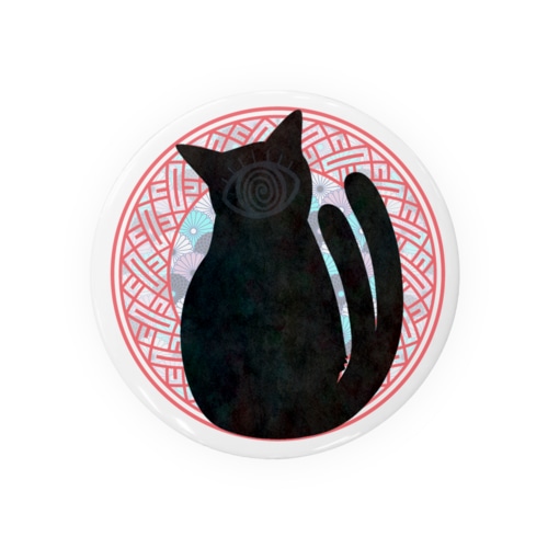 猫又アイコン Tin Badge