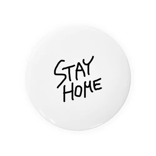 STAY HOME 缶バッジ