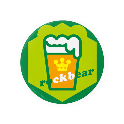 パ紋No.3357 rockbear  Tin Badge