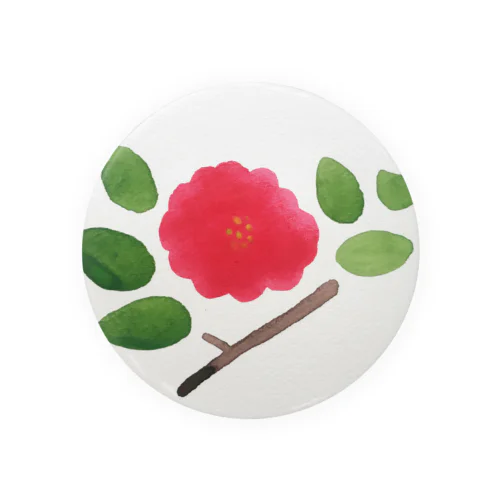 つばきの花 Tin Badge