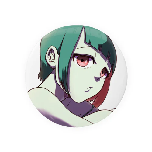 ぱっつんgirl Tin Badge