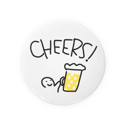 CHEERS! Tin Badge