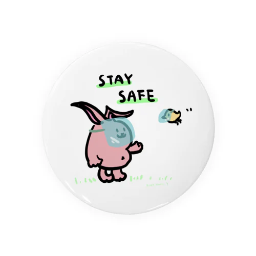 STAY SAFE 缶バッジ