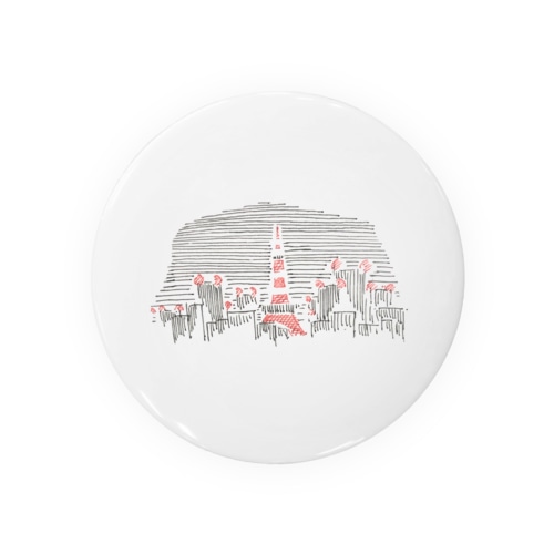 TOKYO TOWER Tin Badge