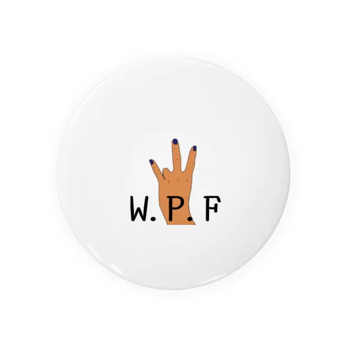 W.P.F 枠なし Tin Badge