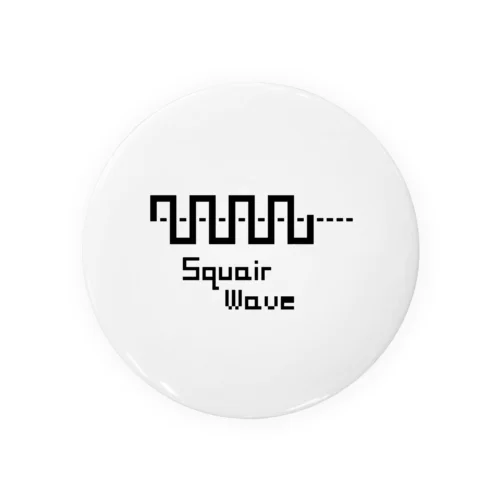 オリジナル Square wave ロゴ 8bit風 缶バッジ