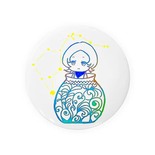 みずがめ Tin Badge