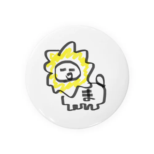 ライオンくん　まver Tin Badge