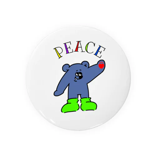 PEACE BEAR 缶バッジ