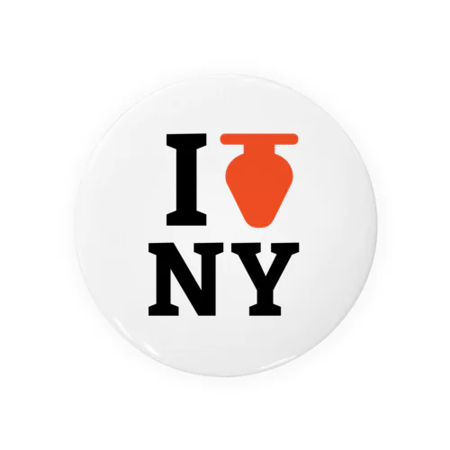 I love NY Tin Badge