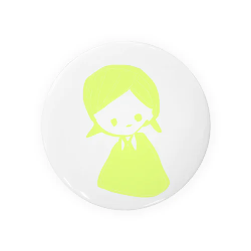 女の子 Tin Badge