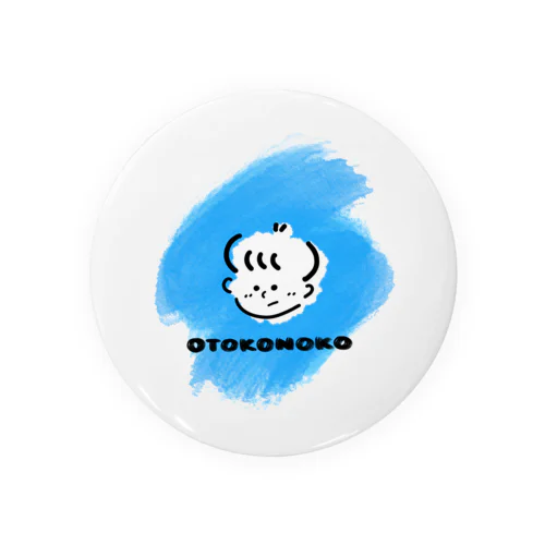 OTOKONOKO BLUE Tin Badge