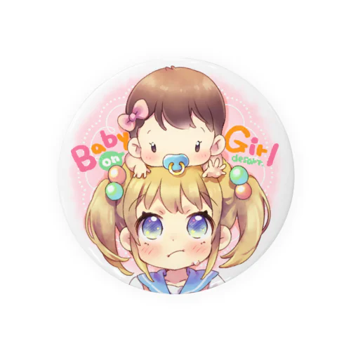 Baby on Girl! おんなのこ Tin Badge