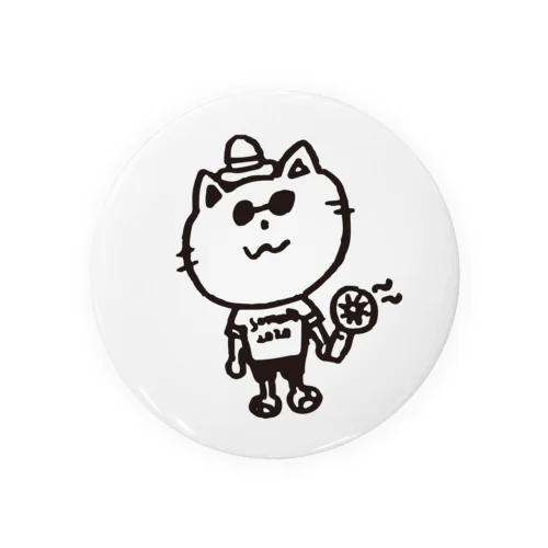 summer cat Tin Badge