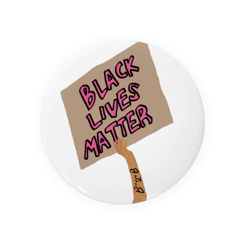 black lives matter 缶バッジ